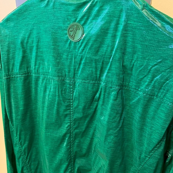 Versace Green Abstract Bomber Jacket Men’s Large EUC - Picture 8 of 8
